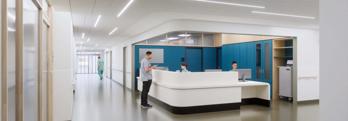 Klinik Donaustadt Rendering Stützpunkt